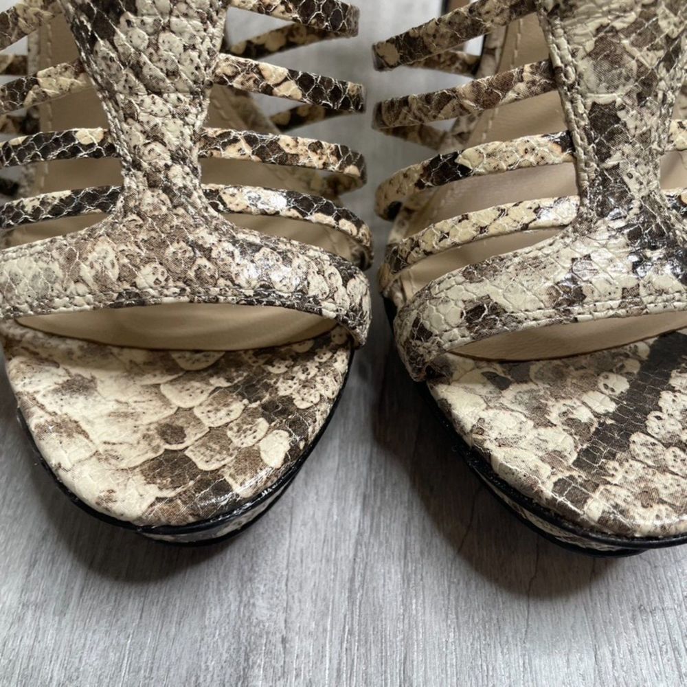 Brian Atwood Python Platform Sandals - image 3